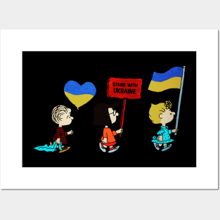 Stand with ukraine Posters and Art